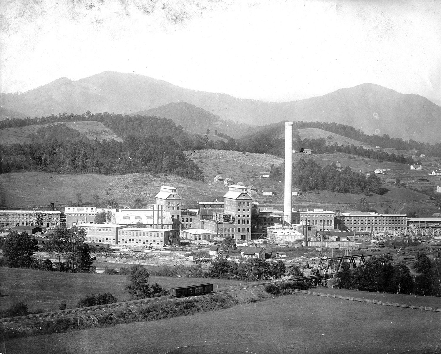 Mill construction, January 1908
